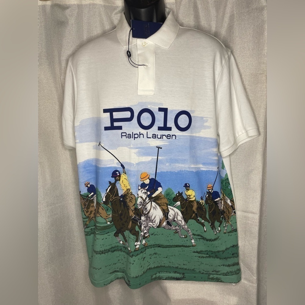 NWT Ralph Lauren Polo Stampede Polo Player Equestrian Horseman Stadium Polo XL - Picture 5 of 9